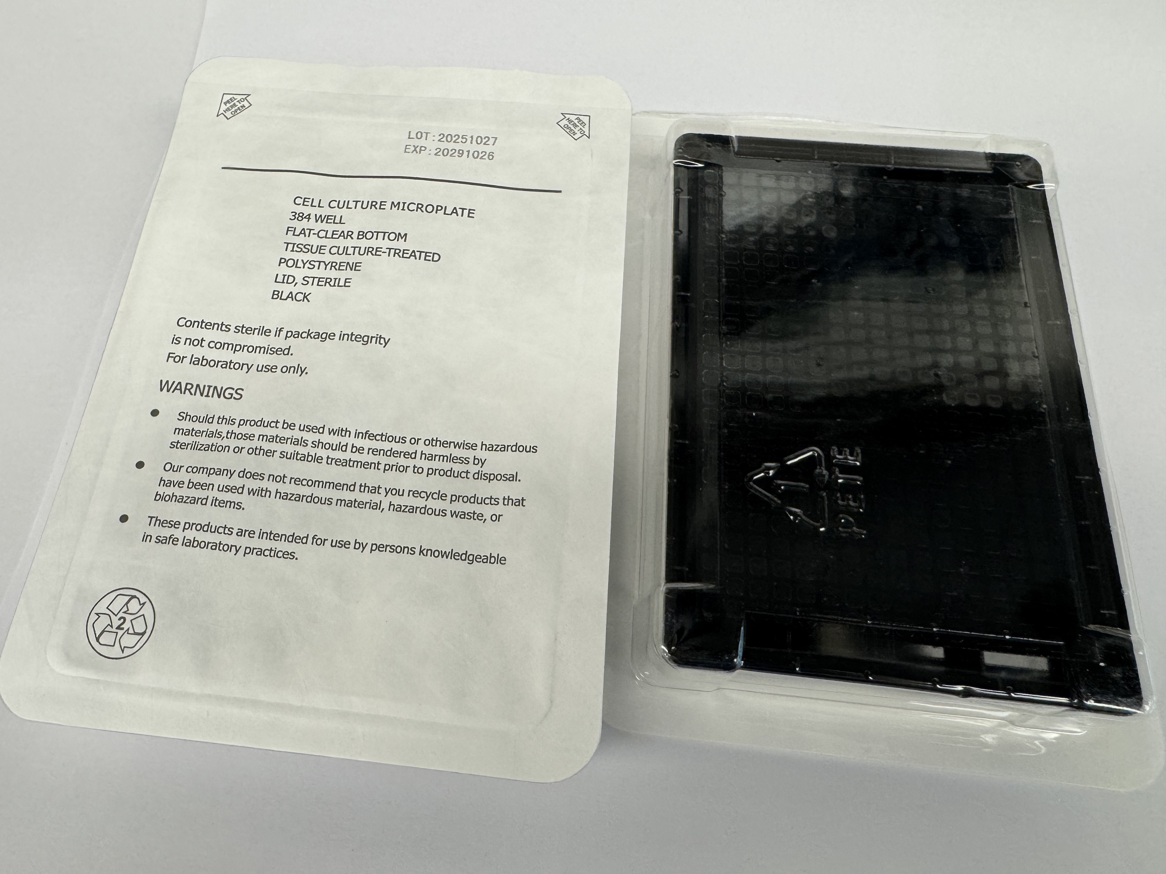 U-Bio 6009TC Black 384-Well Plate